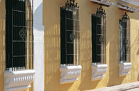 Casas coloniales de la calle de La Albarrada.