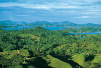 Represa de Guatap.