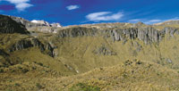 Paisaje caracterstico de la franja del superpramo.